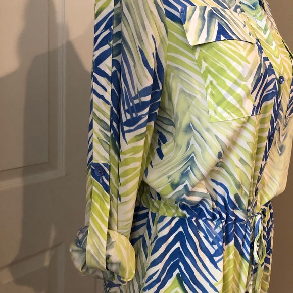 St John Silk Shirt Dress - Picture 4 of 8